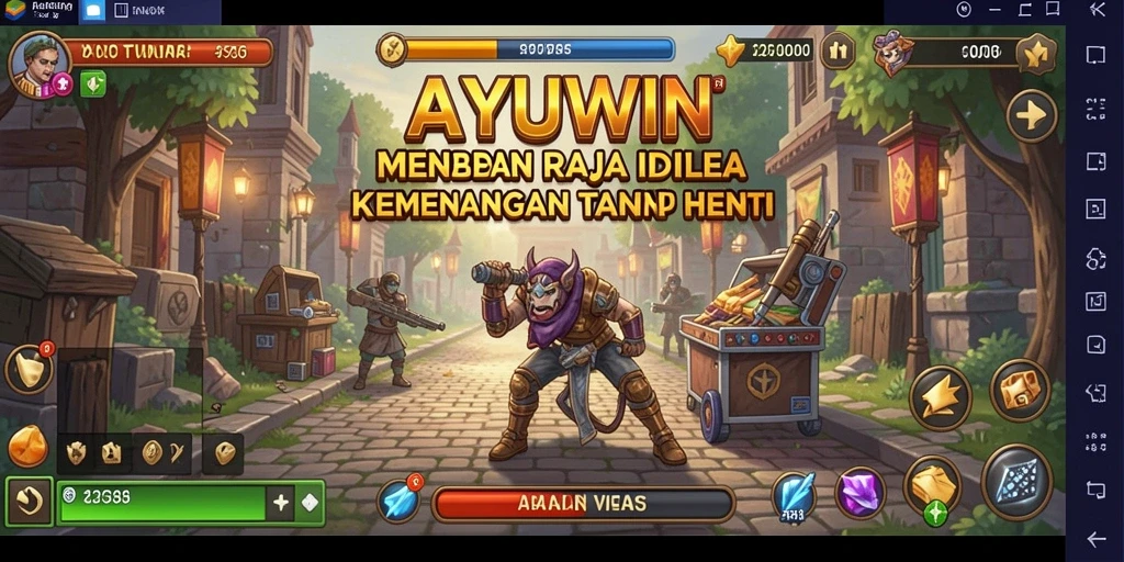 Tampilan menarik gameplay AYUWIN yang memikat pemain Idle.