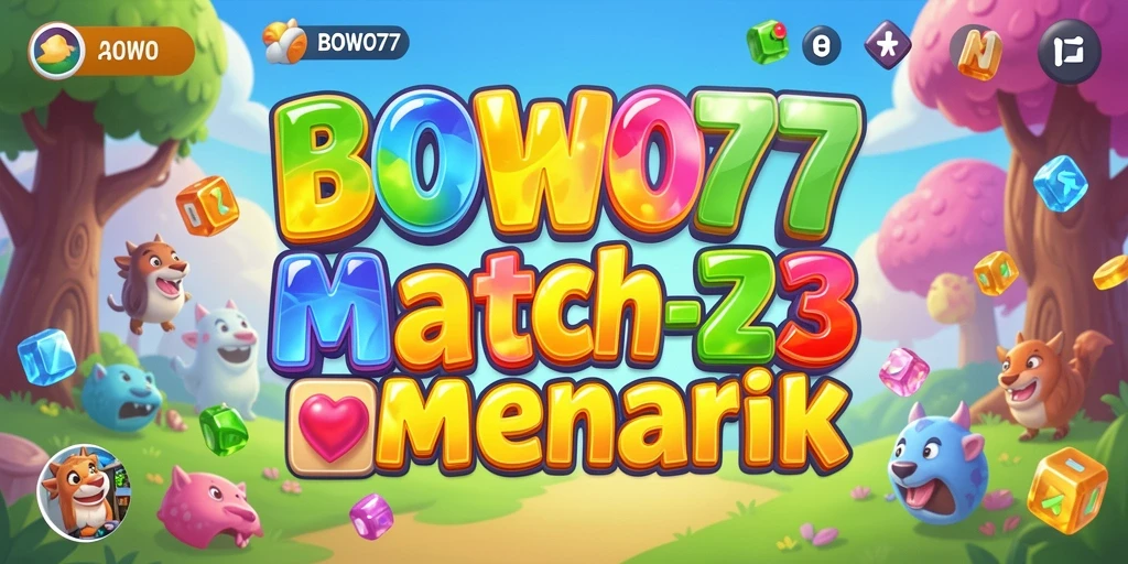 Tampilan gameplay BOWO77 yang seru dalam kategori Match-3.