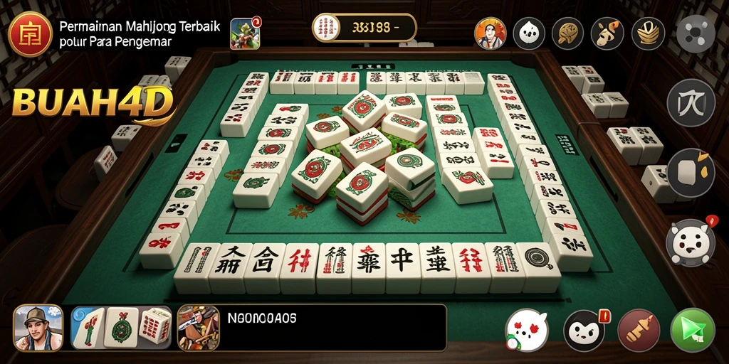 Screenshot utama BUAH4D menampilkan gameplay menarik Mahjong.