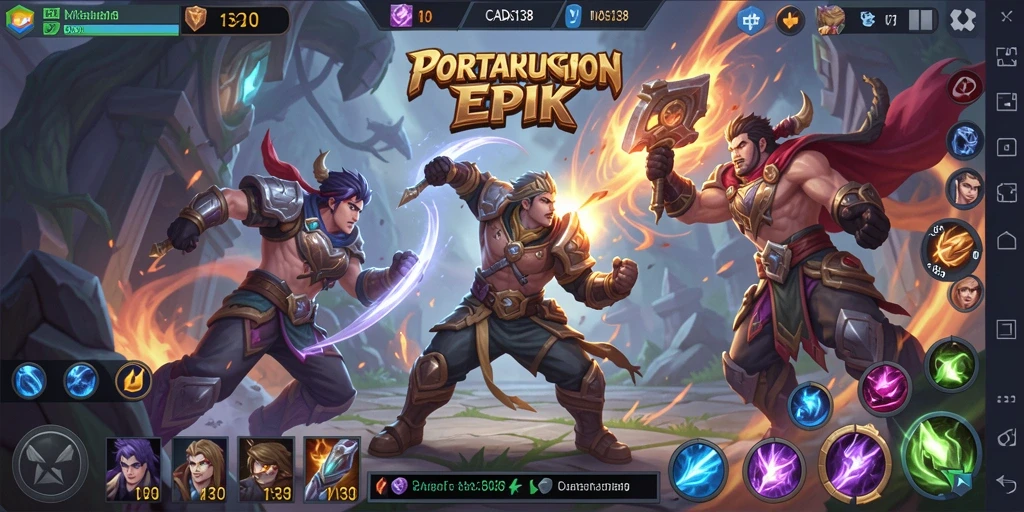 Screenshot gameplay CADAS138 yang menampilkan aksi seru dalam pertempuran.