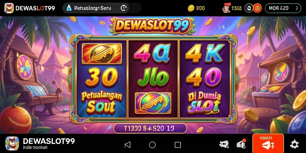 Gameplay petualangan seru DEWASLOT99 dengan berbagai tema menakjubkan.