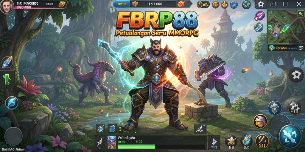 Screenshot gameplay FBRP88 yang menunjukkan aksi pertempuran seru.