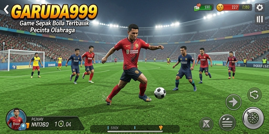 Screenshot gameplay GARUDA999 yang menampilkan aksi seru di lapangan.