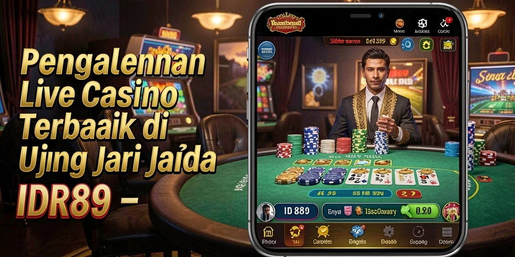Gambaran gameplay Live Casino di IDR89 yang menarik dan interaktif.