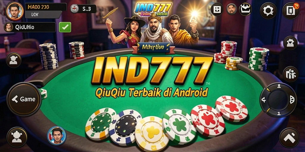Tampilan gameplay seru dan interaktif dari QiuQiu IND777.