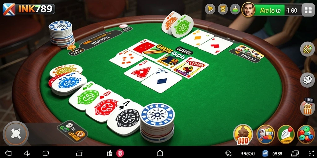 Tampilan gameplay Gaple yang seru dan interaktif.