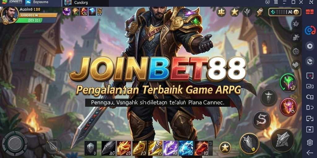 Screenshot menunjukkan aksi seru dalam game ARPG JOINBET88.