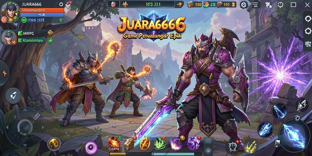 Tangkapan layar mencolok dari gameplay seru JUARA666.