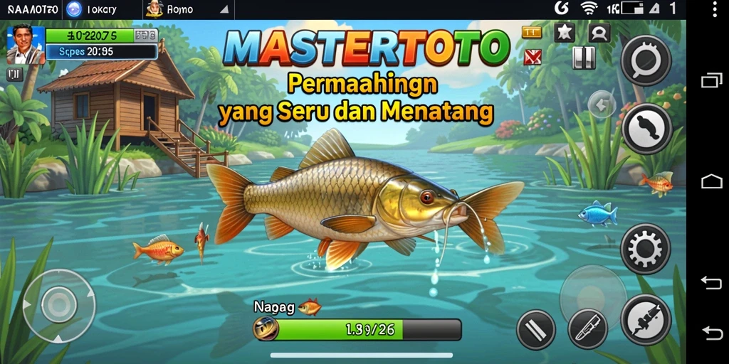Gameplay MASTERTOTO yang menarik dengan pengalaman memancing yang mendebarkan.