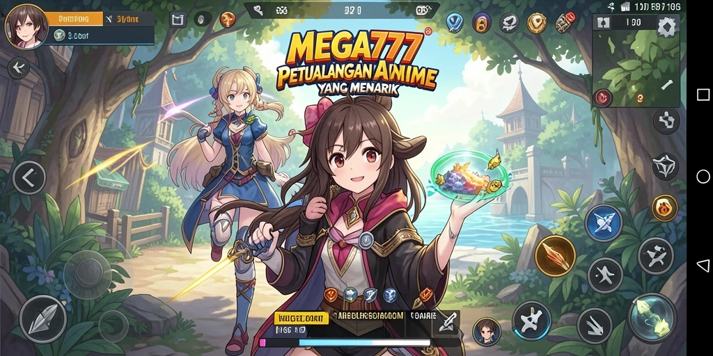 Tampilan dinamis gameplay MEGA777 yang memukau dalam dunia Anime.