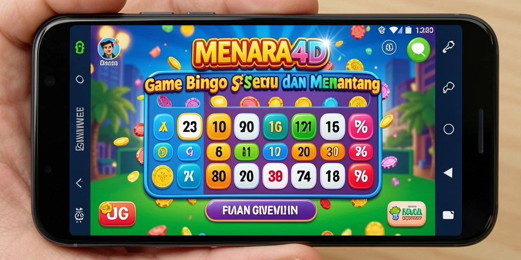 Tampilan gameplay menarik dari game Bingo MENARA4D.