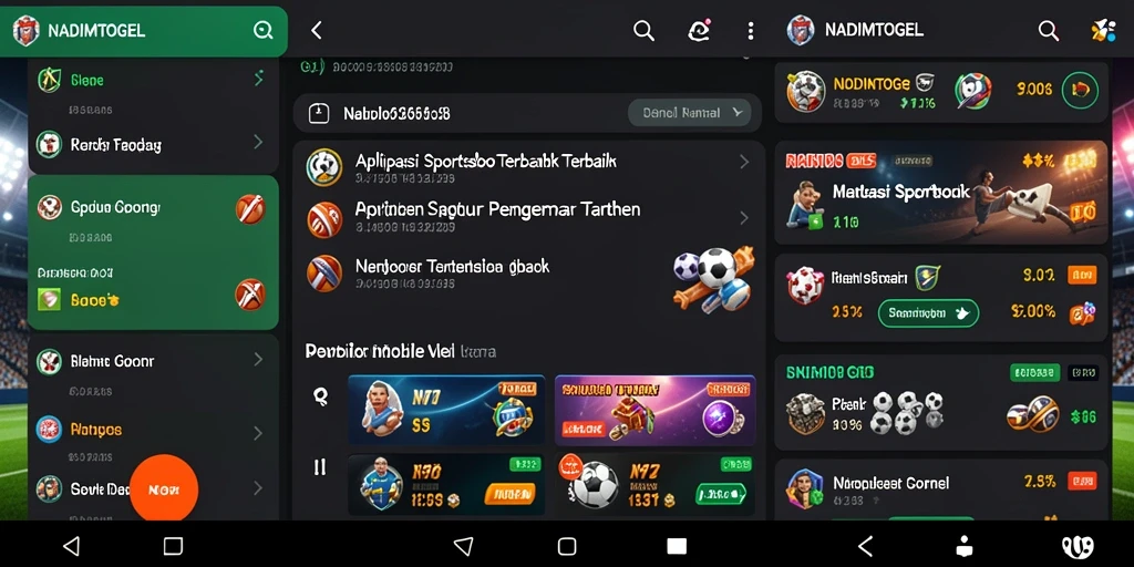 Tampilan screenshot NADIMTOGEL dengan peluang taruhan yang beragam.