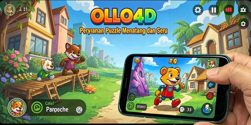 Gameplay seru OLLO4D dengan teka-teki menarik dan penampilan visual yang memikat