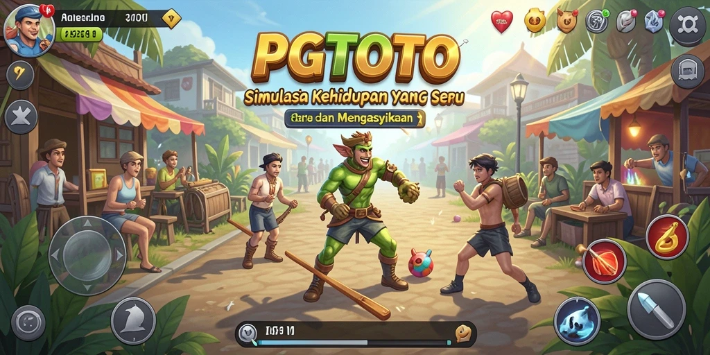 Screenshot utama PGTOTO menampilkan gameplay seru di dunia virtual.