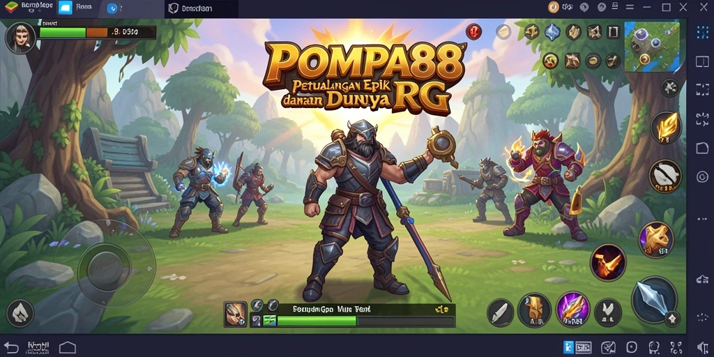 Tampilan menarik dari gameplay RPG POMPA88 dengan aksi seru.