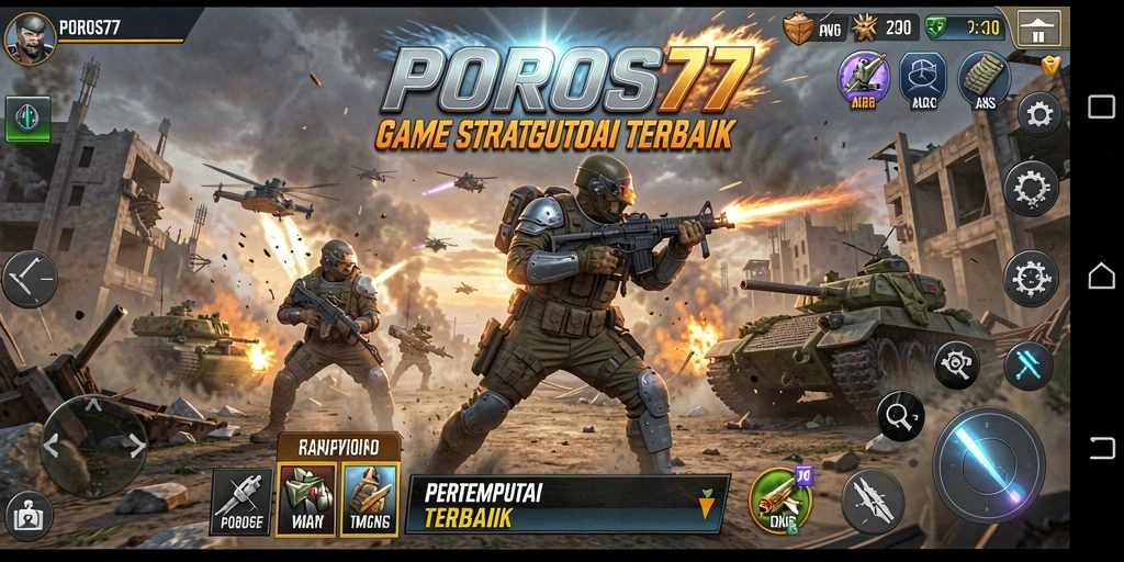 Tampilan gameplay <strong>POROS77</strong> yang mendetail dengan grafis memukau.