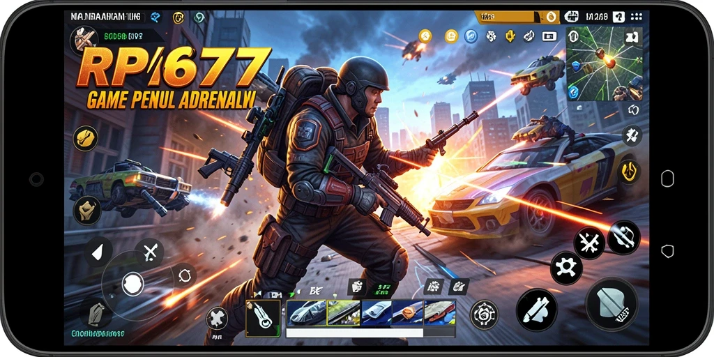 Tangkapan layar utama dari gameplay RP6677 yang mendebarkan.