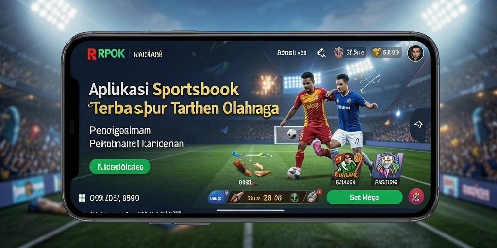 Gameplay menarik di aplikasi RPOK untuk taruhan olahraga.