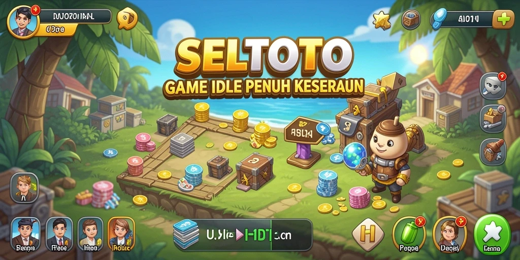 Tampilan gameplay SELTOTO yang memikat dengan elemen Idle.