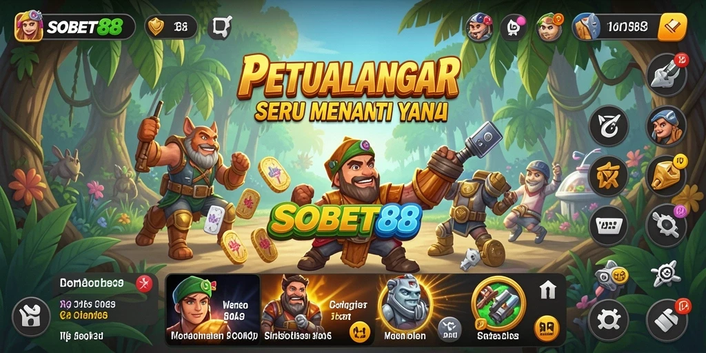 Tampilan gameplay SOBET88 yang menakjubkan dalam dunia petualangan.