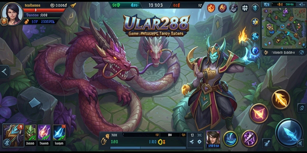 Tangkapan layar ULAR288 menampilkan pertempuran epik dan keindahan dunia MMORPG.