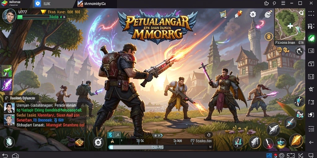 Gameplay seru dalam dunia fantasi yang memikat.