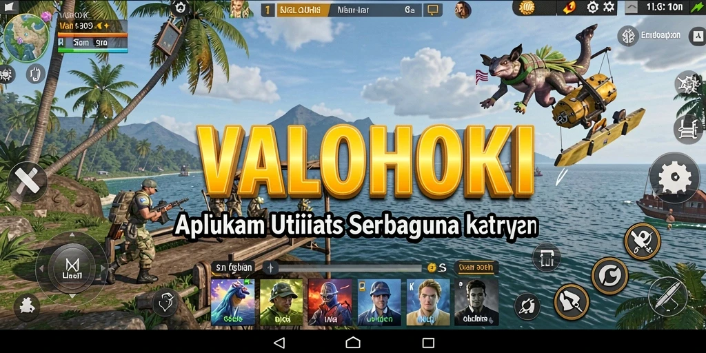 Screenshot utama VALOHOKI menampilkan antarmuka aplikasi Utility yang intuitif.