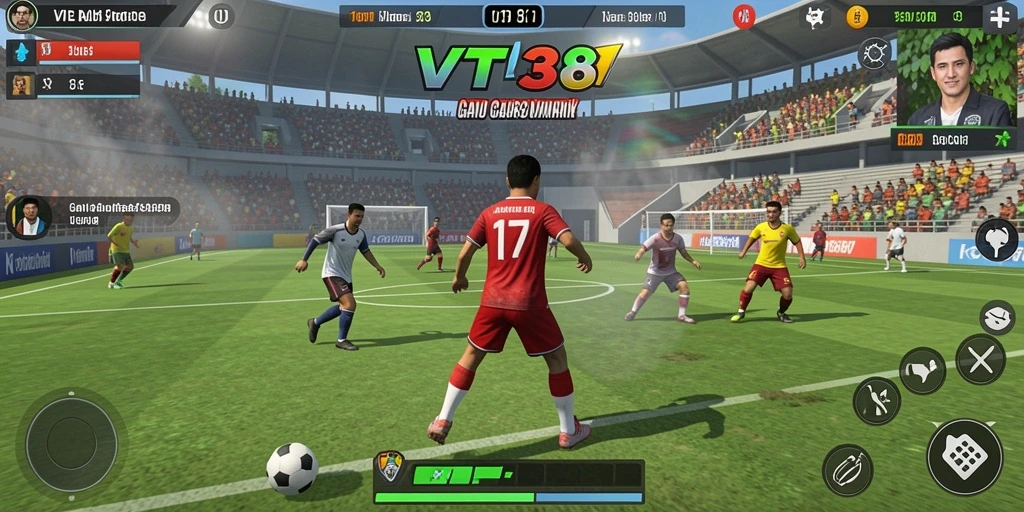 Tampilan gameplay menarik dari VT38 dalam olahraga yang seru.