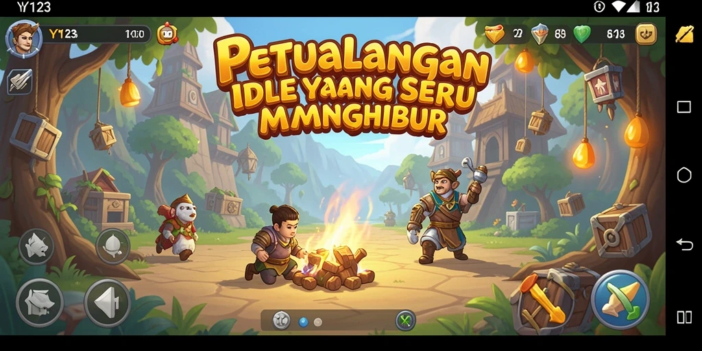 Tampilan menarik dan gameplay yang menyenangkan di YY123.